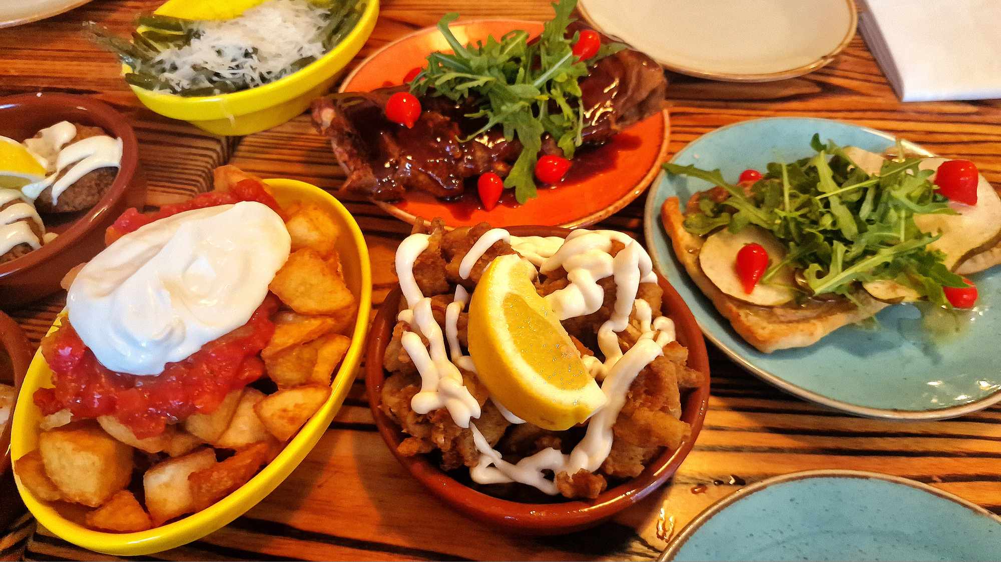 Food at Juju’s Tapas